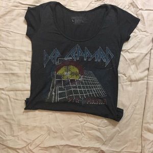 Def Leppard Cotton Band Tee Large